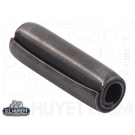 Spirol Coiled Spring Pin, 5/16 in Outside Dia, 1-in L, Carbon Steel, 1 PK SPC-312-1000